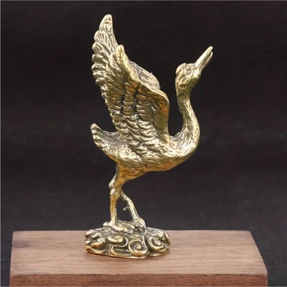 Jewelry - Brass Cranes